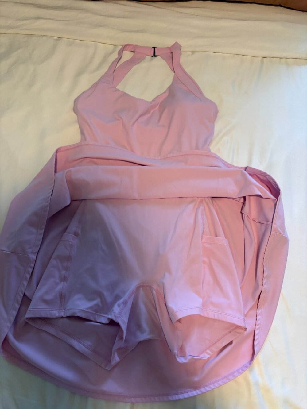 Halara Pink Easy Peezy Active Dress – Size Medium - Picture 3 of 5